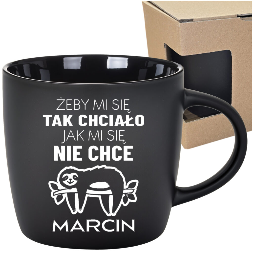 KUBEK CERAMICZNY Z GRAWEREM